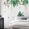 Palm Leaf Wall Stickers Tropical Leaves Green Plant Peel and Stick Wall Art (Green)